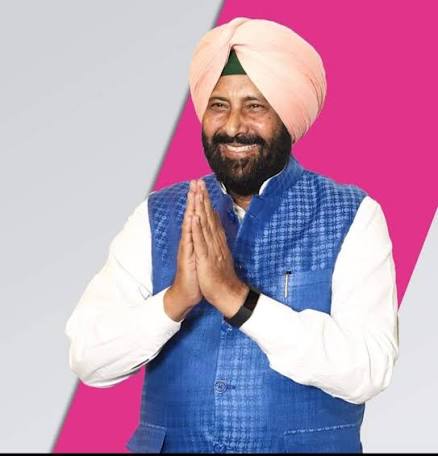 Kewal Singh Dhillon greeting with folded hands